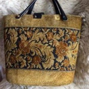Revamp vintage purse mustard